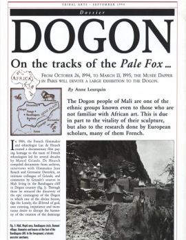 Dogon, On the tracks of the Pale Fox …