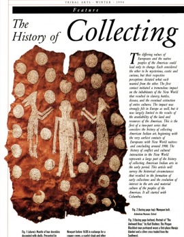 The History of Collecting American Indian Art. The Beginnings to the Early Nineteenth Century