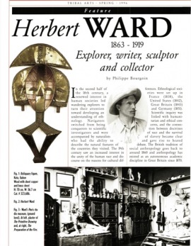 Herbert Ward 1863 - 1919 Explorateur, écrivain, sculpteur et collectionneur