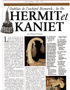The Forgotten Islands of the Bismarck Archipelago: the Hermits and Kaniets