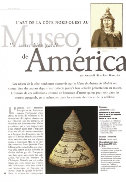 L'art de la Côte Nord-Ouest au Museo de América de Madrid