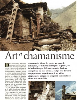 Art et chamanisme dans l'Himalaya