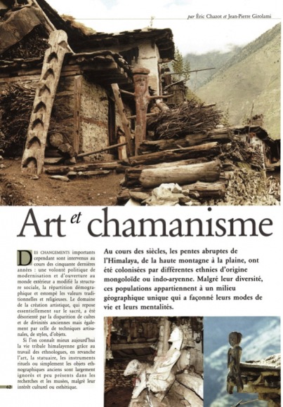 Art et chamanisme dans l'Himalaya