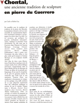 Chontal, une ancienne tradition de sculpture en pierre de Guerrero