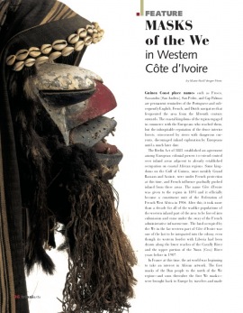 Masks of the We of Western Côte d’Ivoire