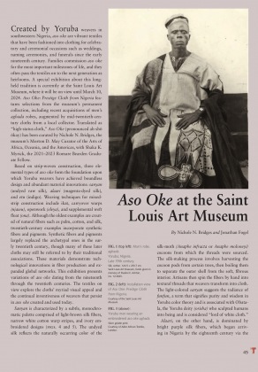 Les aso oke au Saint Louis Art Museum