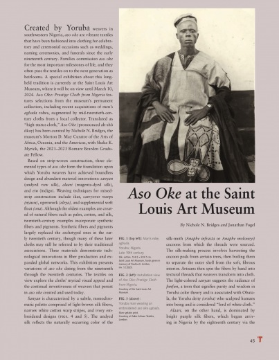 Aso Oke at the Saint Louis Art Museum