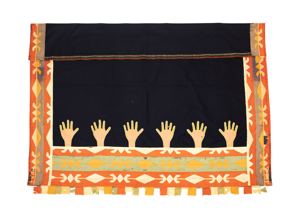 Friendship blanket Osage, Oklahoma, Houston museum