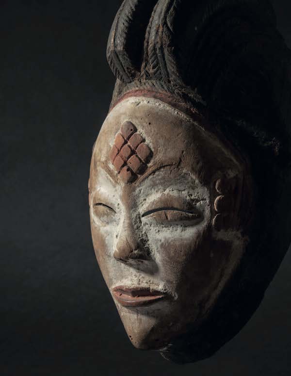 Masque Punu Gabon, Galerie Flak, Parcours des mondes
