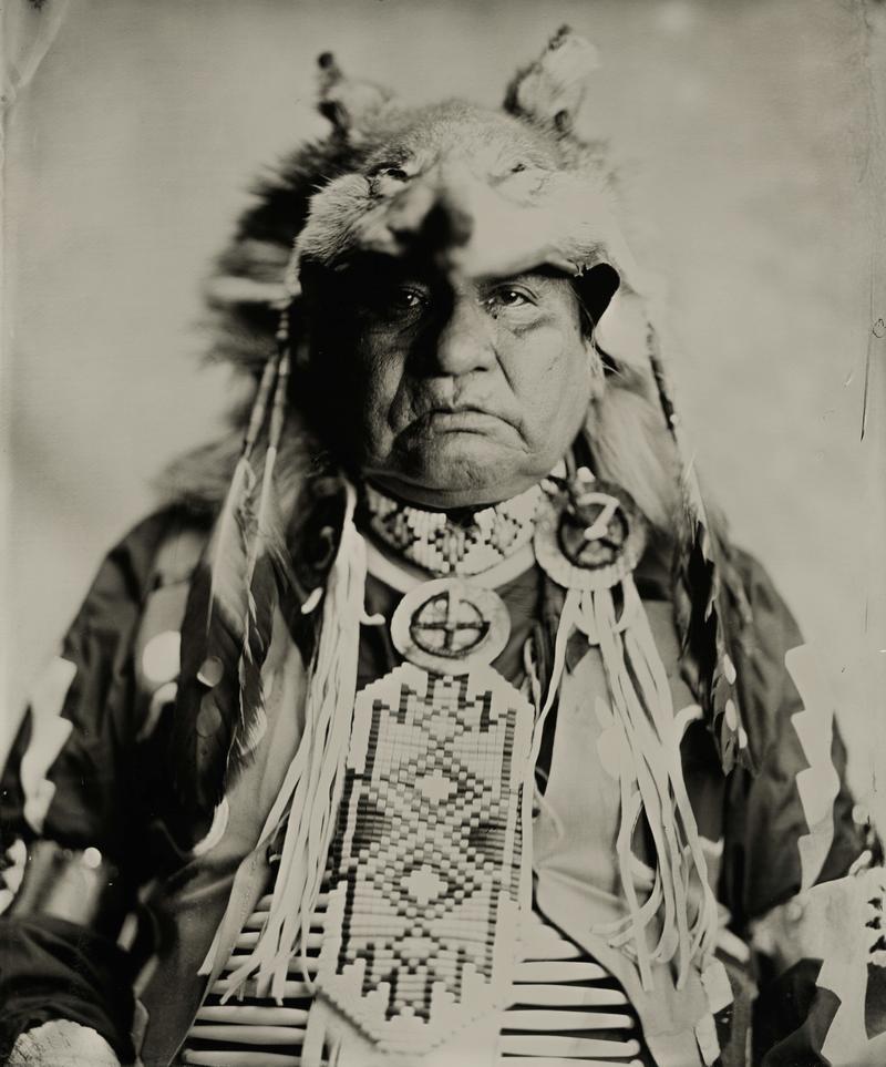 Richard Gray Day (Wolf Eyes Looking) Hunkpapa Lakota nation Photographed 1 May 2017 pitt rivers 