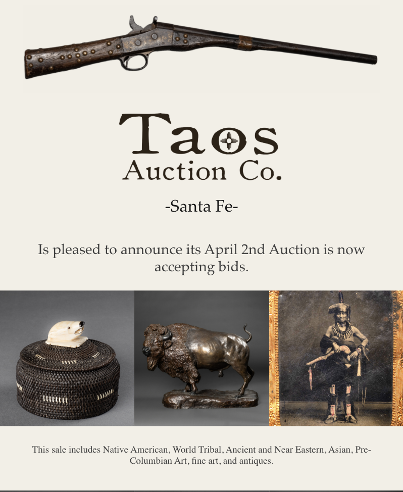 TAOS Auction Santa Fe NM April 2, 20267