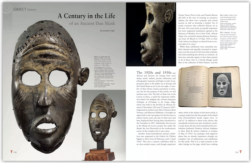         A Century in the Life of an Ancient Dan Mask - Jonathan Fogel
