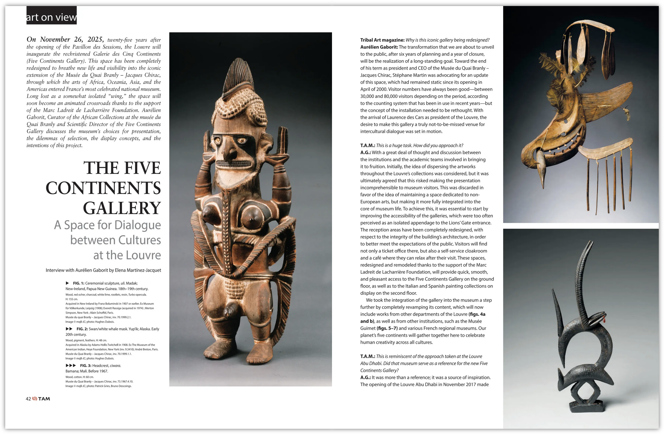 THE FIVE CONTINENTS GALLERY A Space for Dialogue between Cultures at the Louvre