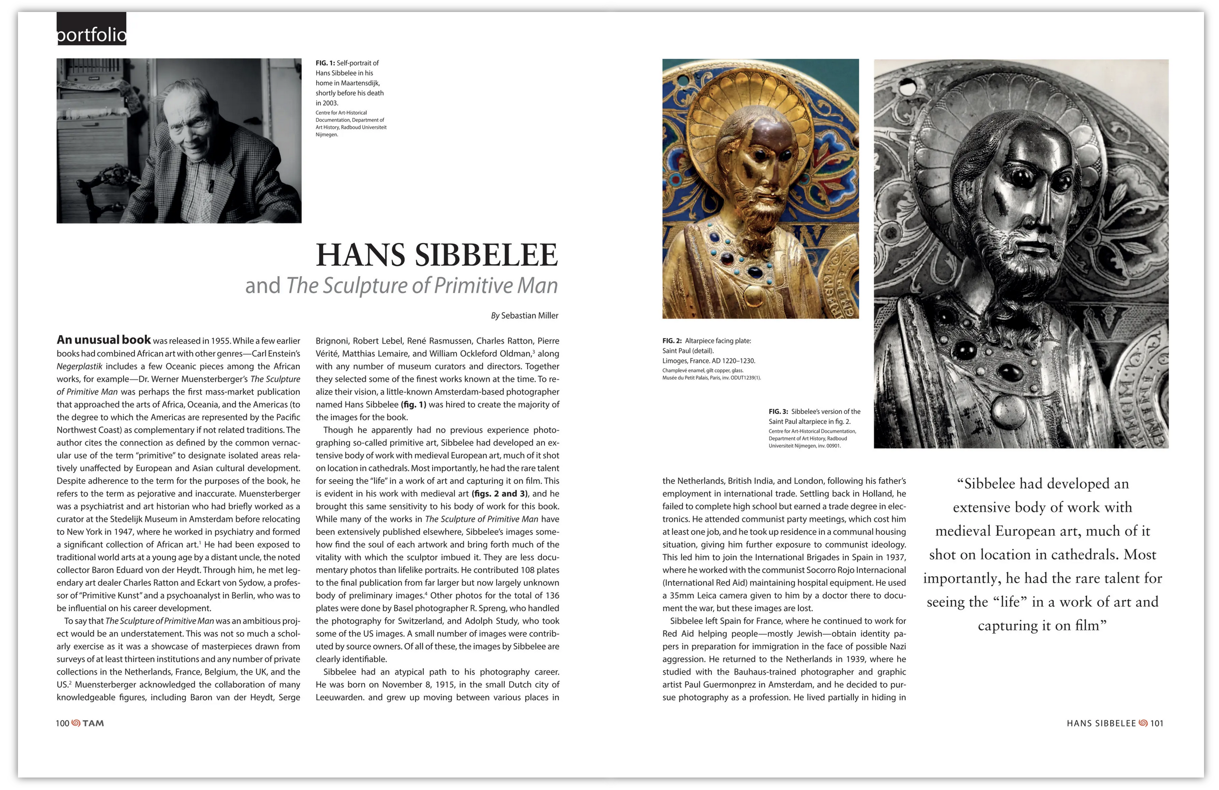 HANS SIBBELEE and The Sculpture of Primitive Man 