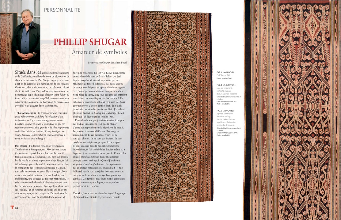 Phillip Sugar textiles indonésiens