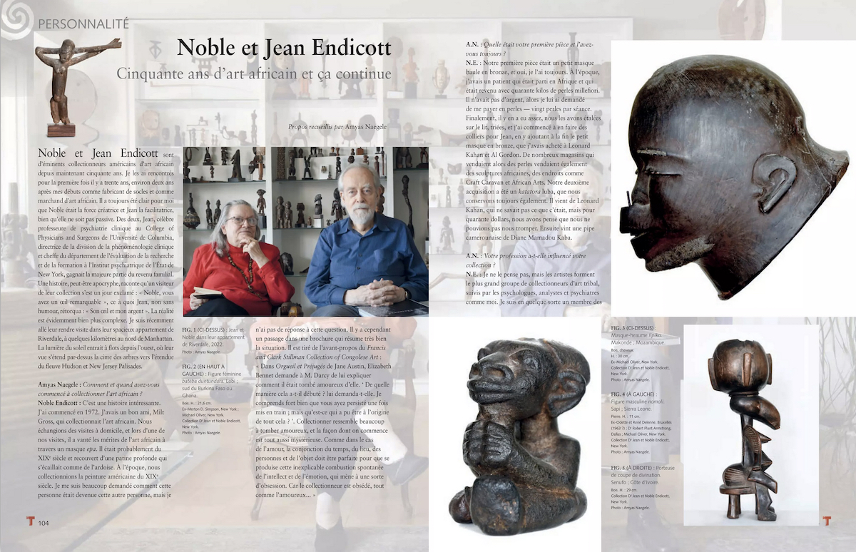 Noble et Jean Endicott. Cinquante ans d’art africain et ça continue 