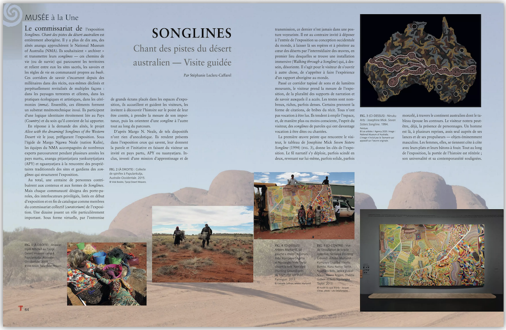 Songlines. Chant des pistes du désert australien - Visite guidée