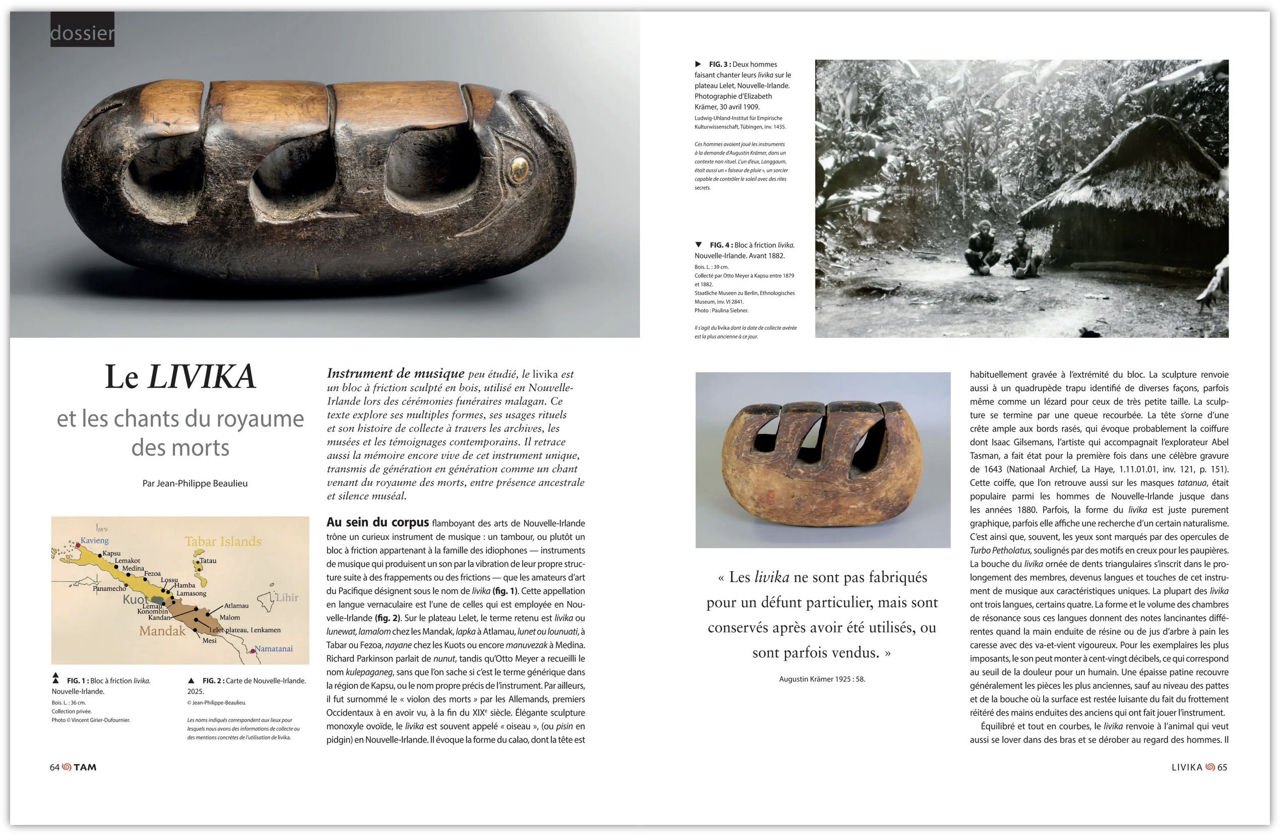 Le livika et les chants du royaume des morts 