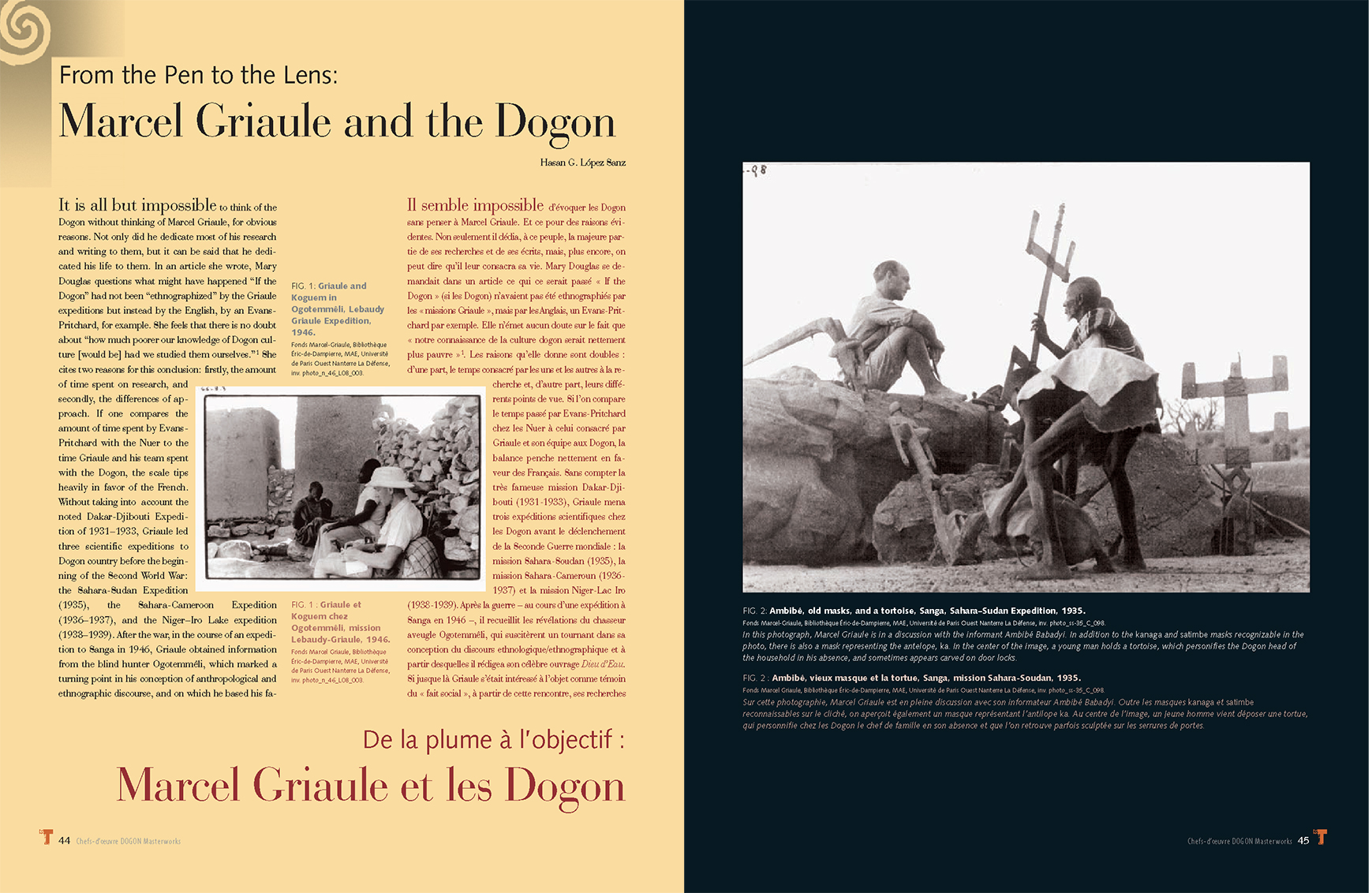 Marcel Griaule Dogon Mali expédition