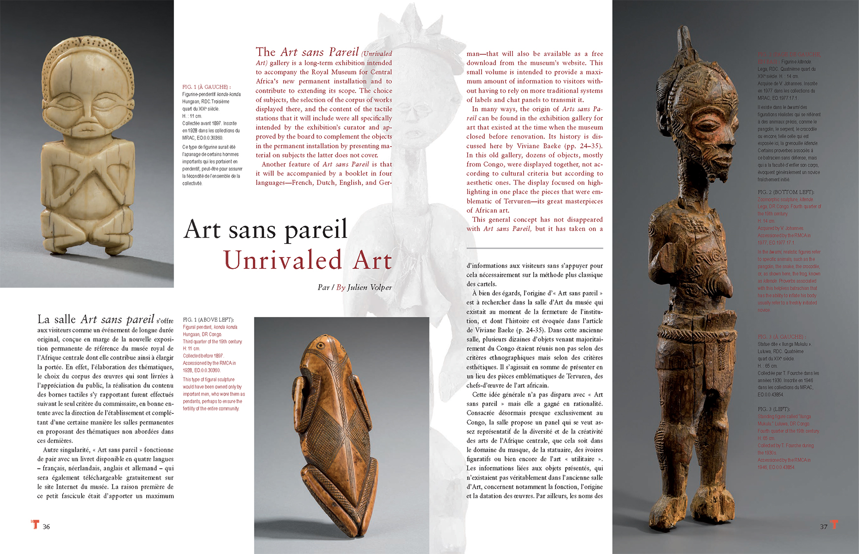 Africa Museum Tervuren Special Issue Tribal Art