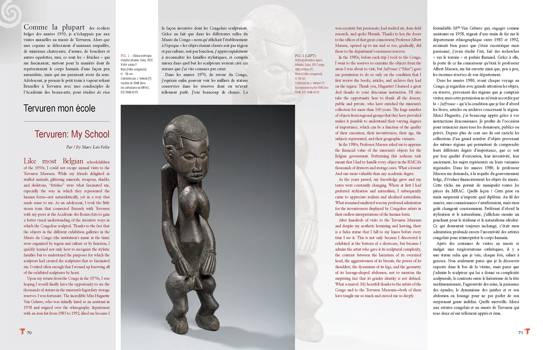 Africa Museum Tervuren Special Issue Tribal Art